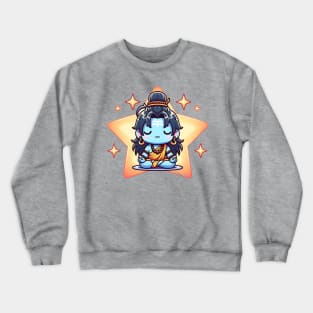 Cute Shiva Meditating Crewneck Sweatshirt